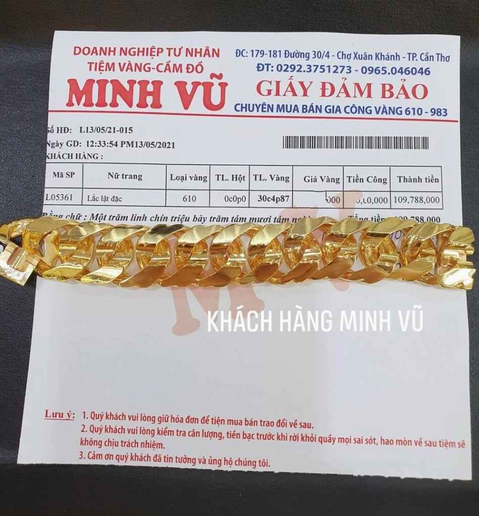 Lưu ý khi mua bán vàng tại tiệm vàng Minh Vũ