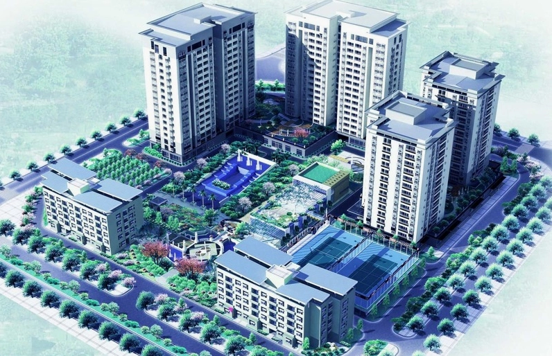 Mặt bằng tiện ích khu đô thị Việt Hưng