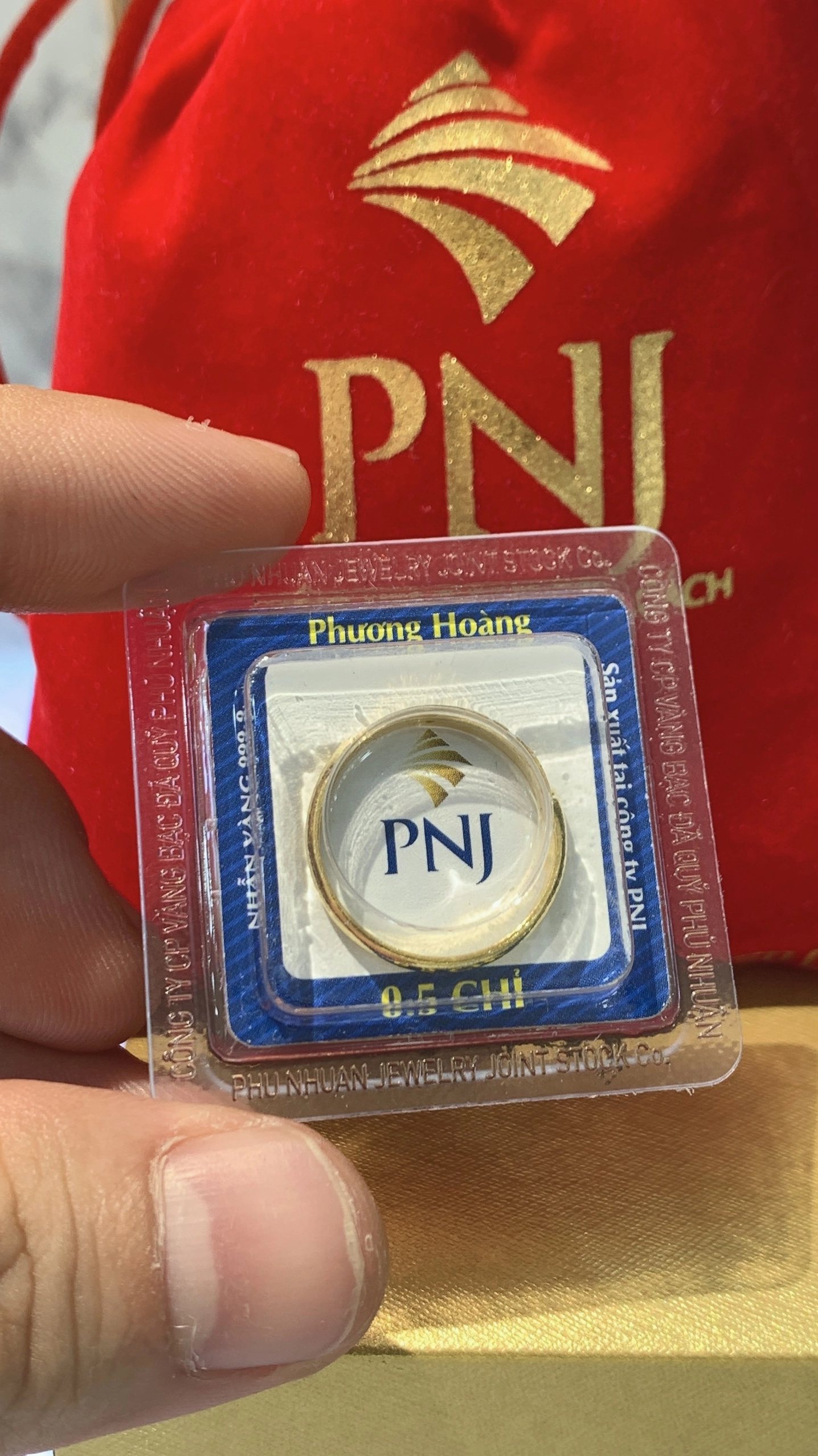 Mẫu mã vàng nhẫn PNJ