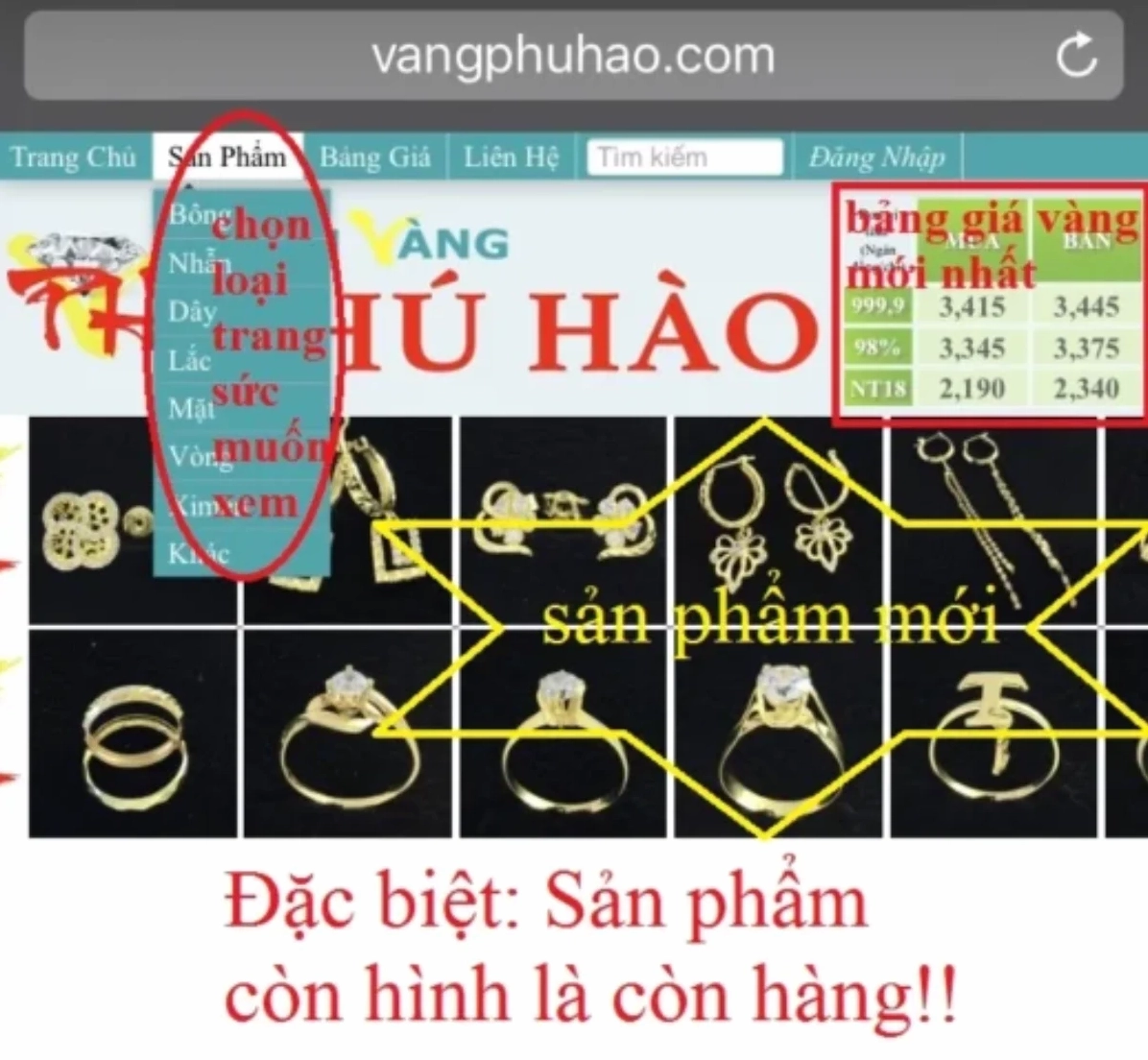 So sánh giá vàng Phú Hào Bến Tre với các thương hiệu khác