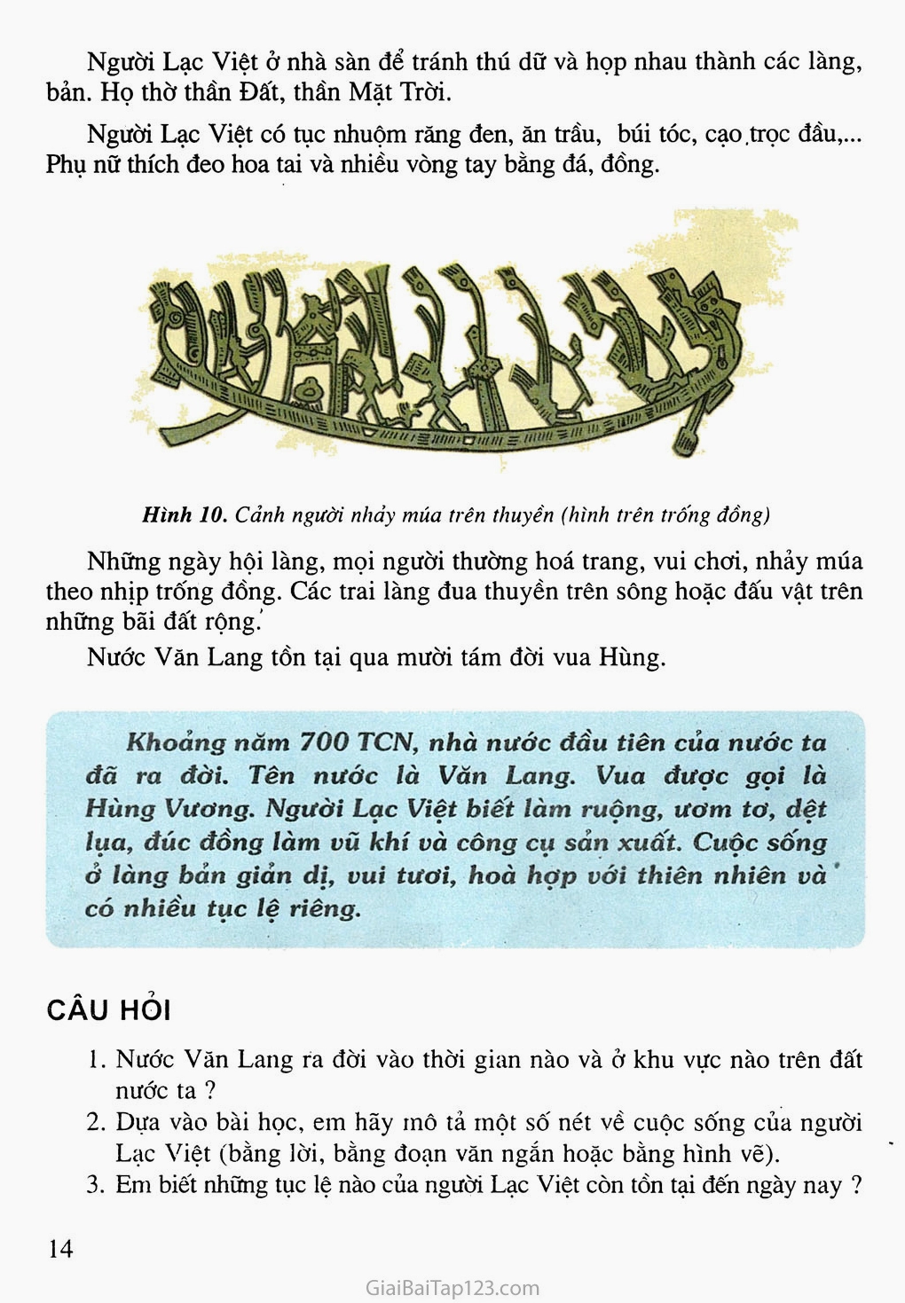 Thành tựu văn hóa thời Văn Lang