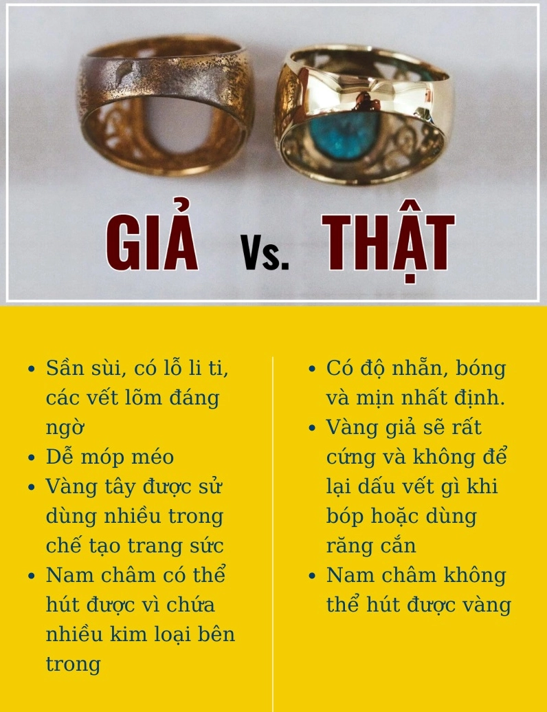 Thử vàng thật giả