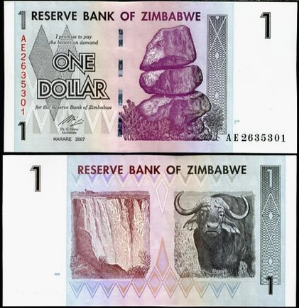 Tiền Zimbabwe: Hành trình siêu lạm phát và tương lai phục hồi Tờ tiền 1 đô la Zimbabwe mệnh giá mới