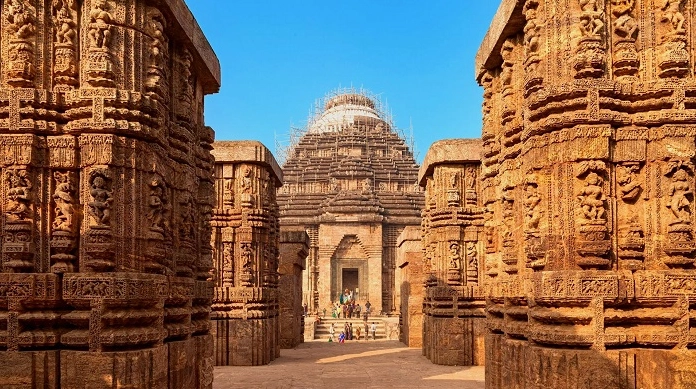 Toàn cảnh Đền thờ Mặt Trời Konark hùng vĩ