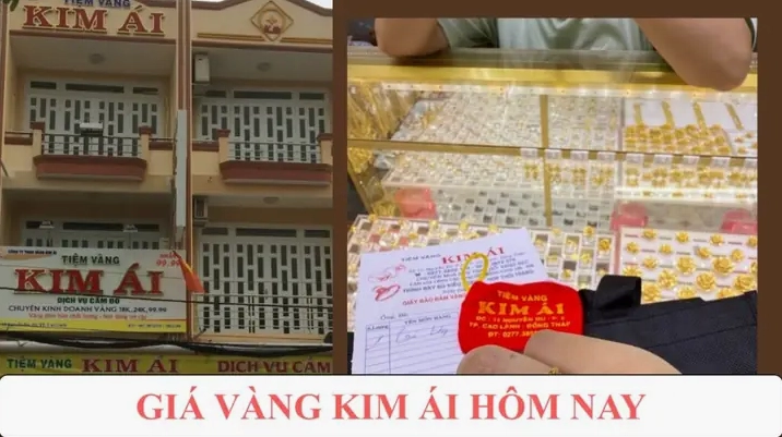 Trang sức vàng cao cấp tại Tiệm Vàng Kim Ái