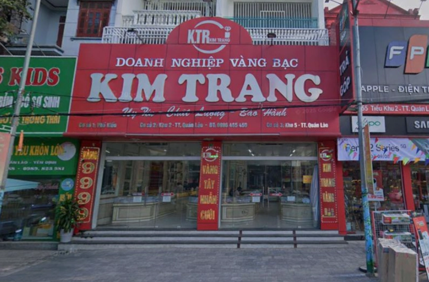 Trang sức vàng tinh xảo tại Tiệm Vàng Kim Trang