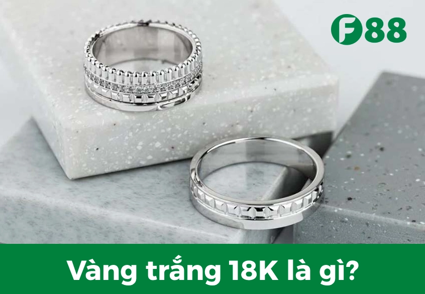 Vàng Trắng 18K: Tất Tần Tật Từ A-Z Cho Năm 2026 Trang sức vàng trắng 18K sang trọng