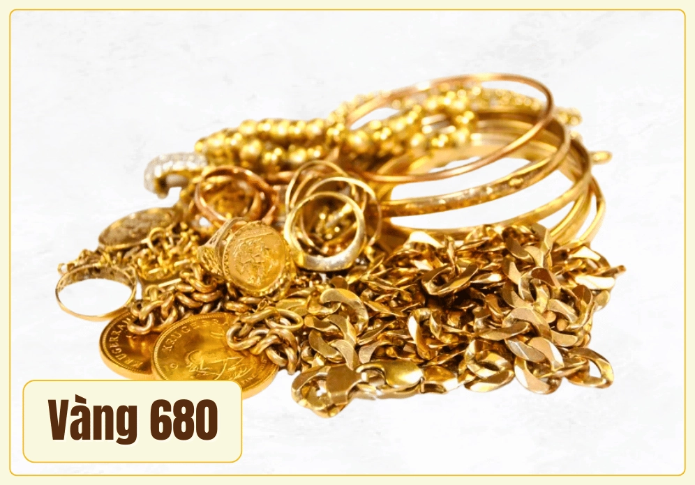 Vàng 680 là vàng gì?